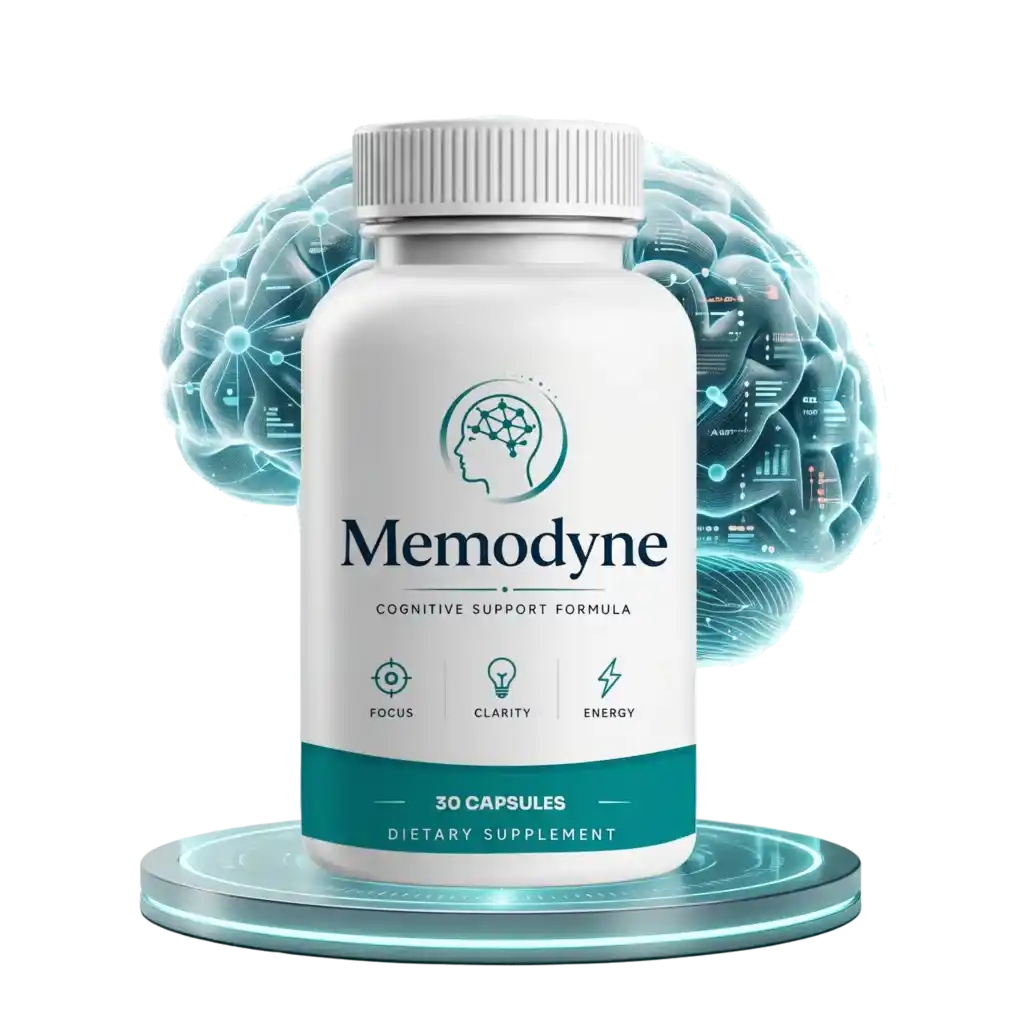 Memodyne Cognitive Support Formula - 30 Capsules, Focus Clarity Energy, Daily Brain Supplement